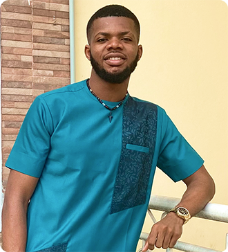 Student smilling